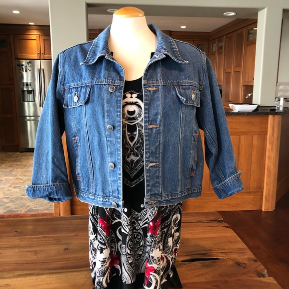 Contrast Jeans Jackets & Blazers - Contrast Jean Jacket